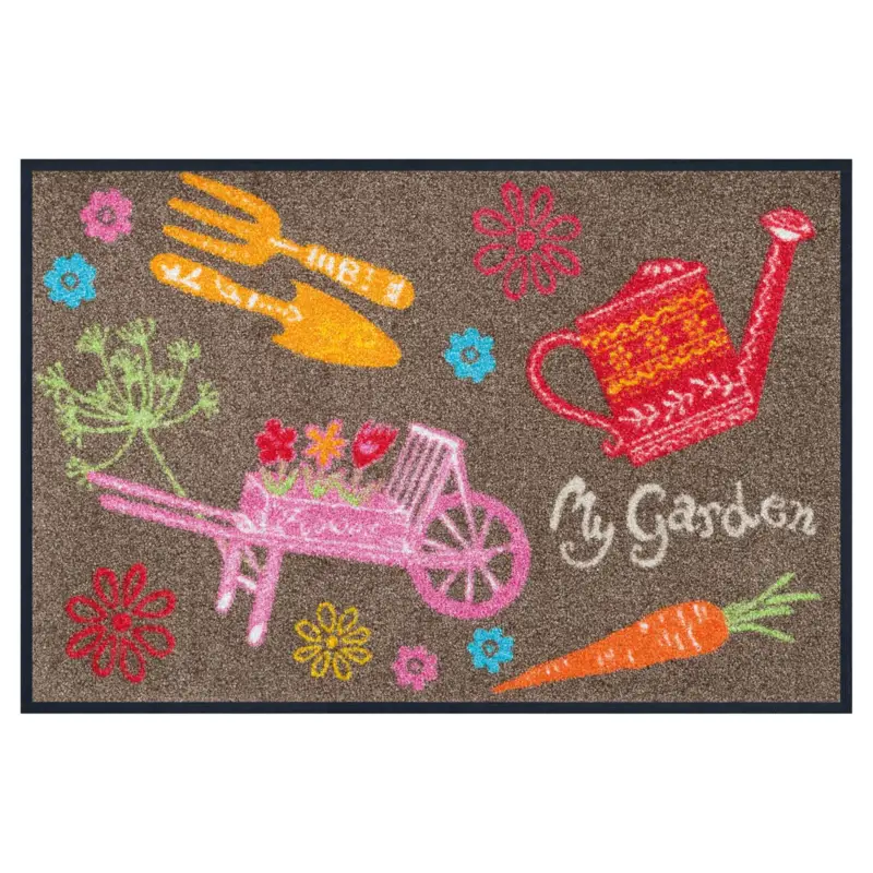 Kleen-Tex Fußmatte 'My Garden', ca. 75 x 50 cm Versand Am Gleichen Tag