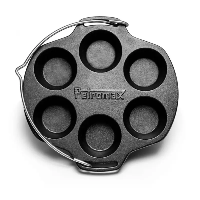 Petromax Muffinform, schwarz,ca. 27 x 27 x H4 cm Online Kaufen