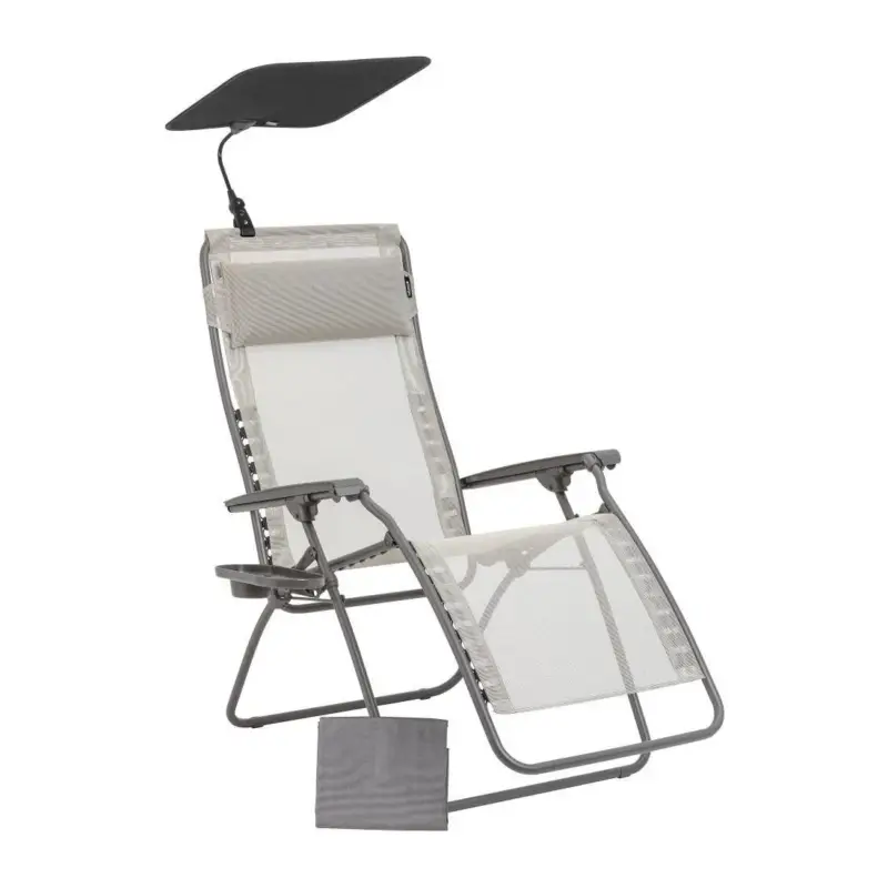 Neu Lafuma Relaxsessel 'Zen' inkl. Zubehör, seigle II