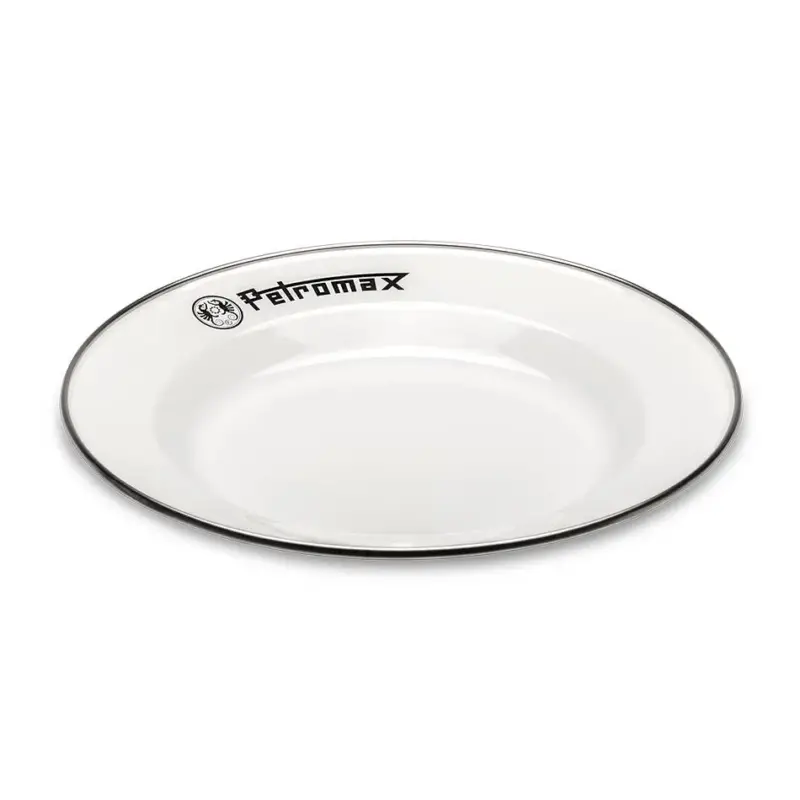 Neuheit Petromax Emaille-Teller, 2er-Set, weiß, ca. Ø 18 cm
