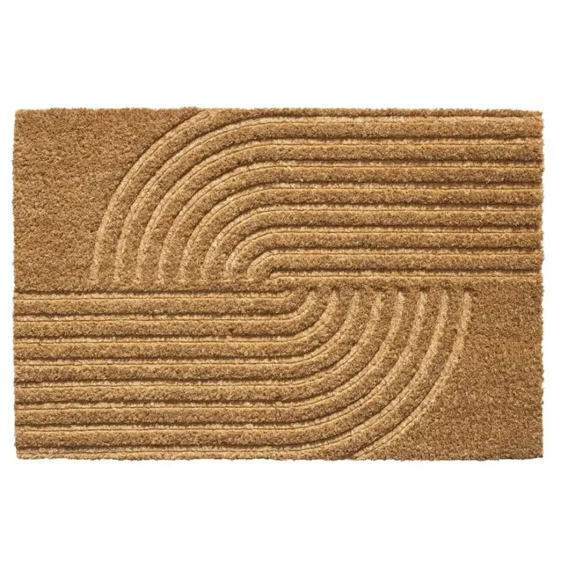 Kölle Fußmatte 'Ruco Embossed Curves', natur, ca. 60 x 40 cm Must-Have