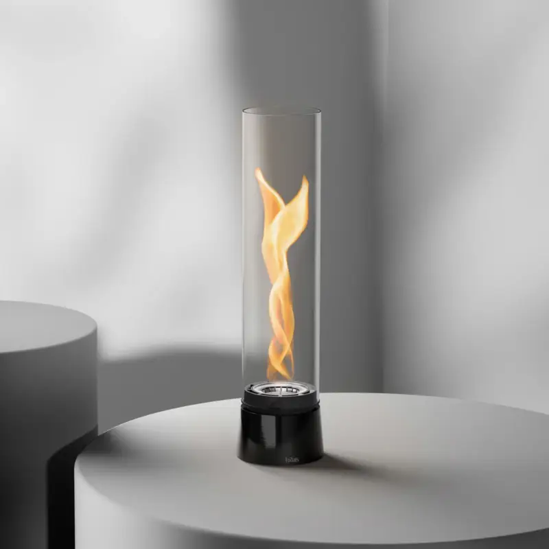 Höfats Tischfeuer 'Spin Air 900', schwarz, Edelstahl, Ø10,6 x H40,5 cm Mega-Angebot