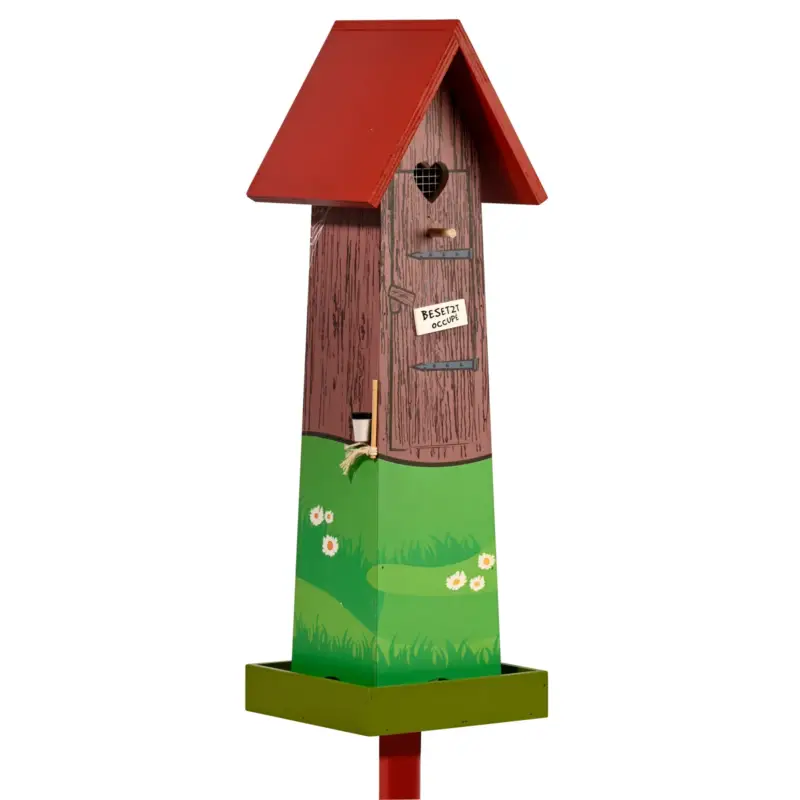 Jetzt Bestellen Futterhaus 'Besetzt' inkl. Ständer, Höhe ca. 210 cm