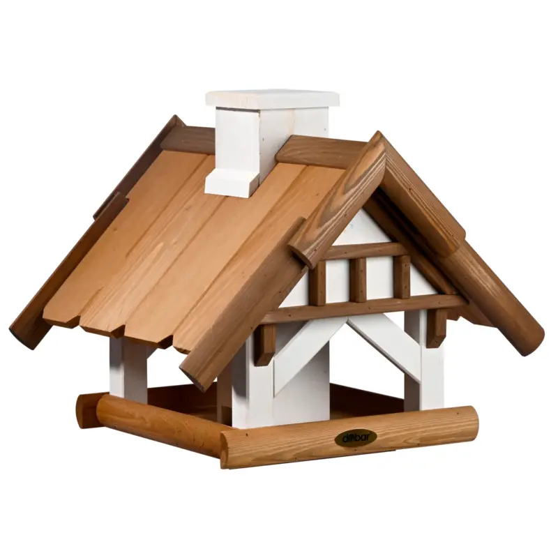 Vogelfutterhaus 'White Wood', ca. 41 x 39 x H33 cm Bestpreis