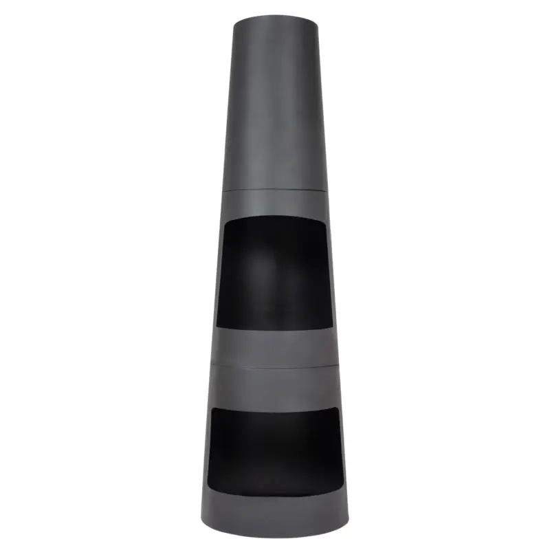 Buschbeck Stahlofen 'Circo', schwarz, ca. Ø 36 x H 150 cm Preis Gesenkt