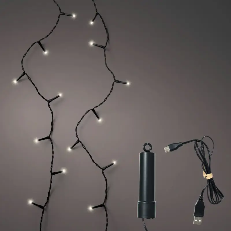 LED Lichterkette 'Twinkle Ricelight', warmweiß, 100 LEDs, Länge ca. 7,4 m Sichere Zahlung