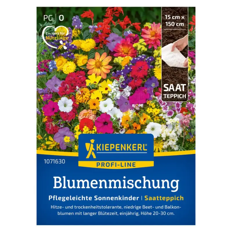 Aktuell Blumensamen, Saatteppich 'Pflegeleichte Sonnenkinder'