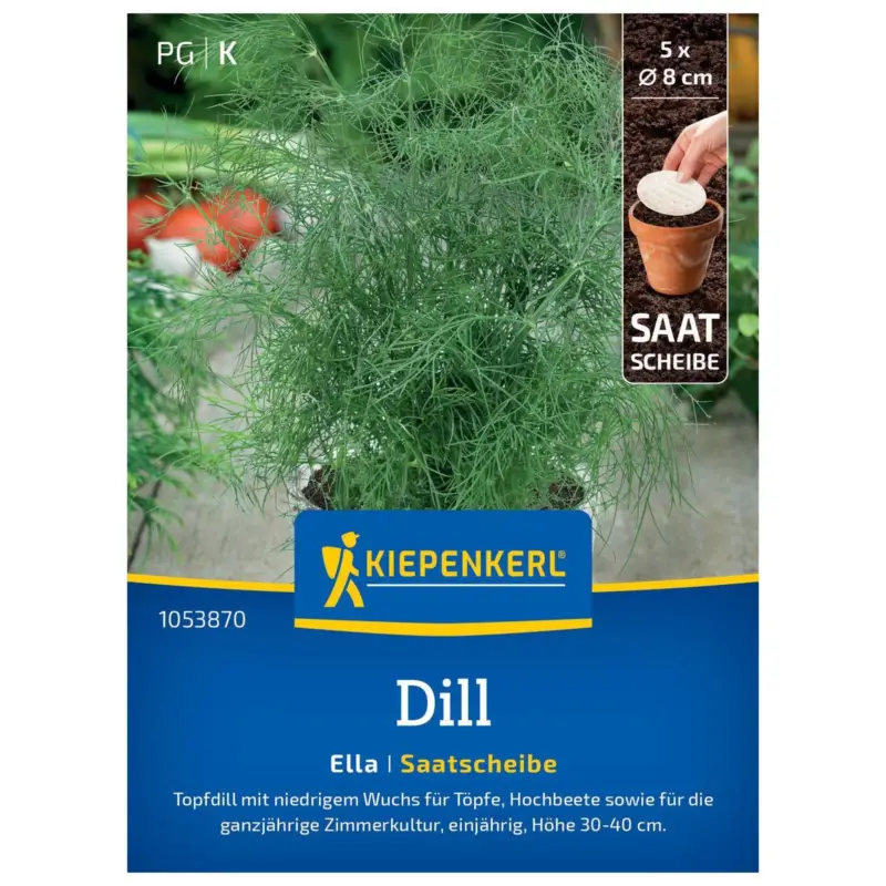 Preiswert Saatscheibe, Topf-Dill 'Ella'