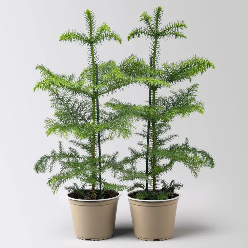 Zimmertanne, Topf-Ø 14 cm, Höhe ca. 50 cm, 2 Pflanzen Online Kaufen