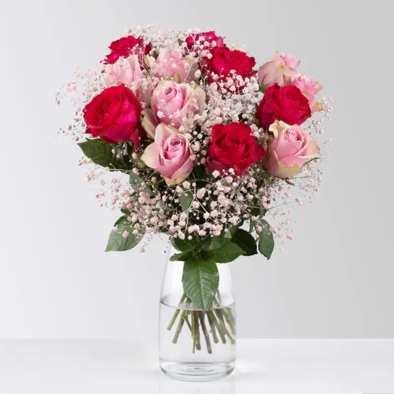 Beliebt Blumenstrauß 'Sweet Roses', handgebunden