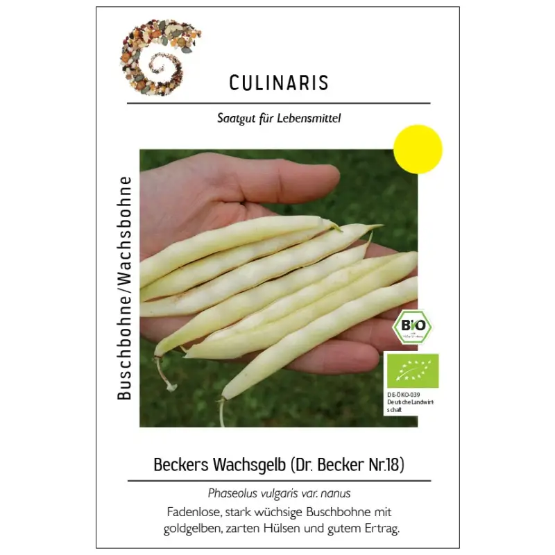 Thompson & Morgan Saatgut Buschbohne 'Beckers Wachsgelb', gelb Preis Gesenkt