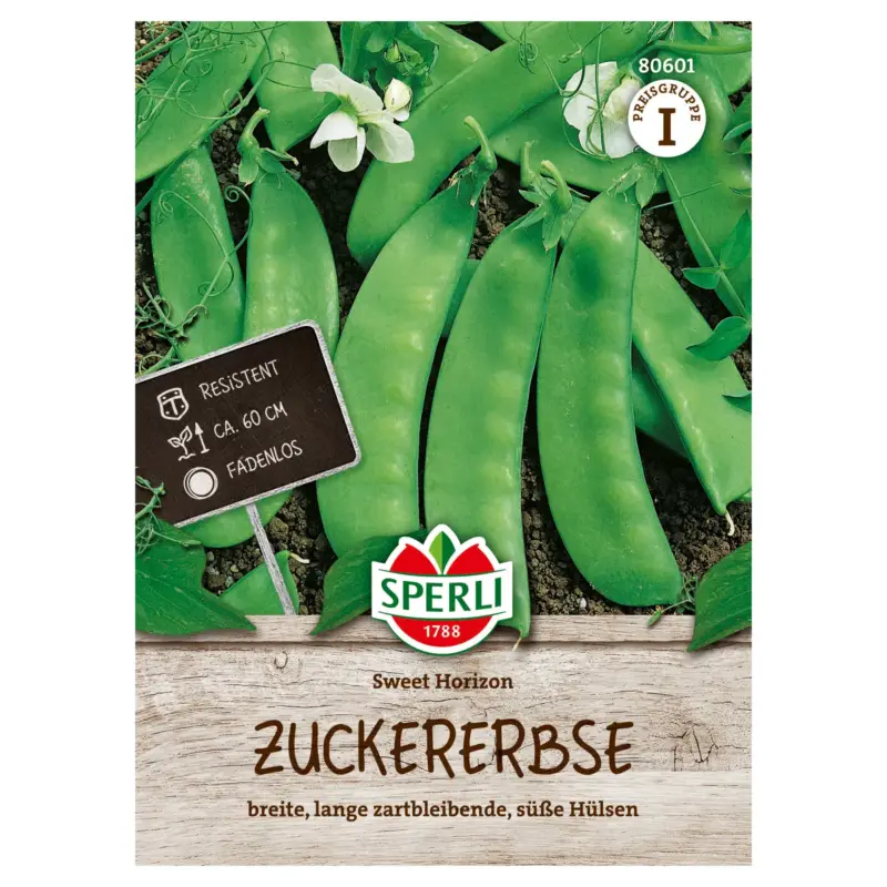 Sperli Saatgut Zuckererbse 'Sweet Horizon', grün Knallerangebot