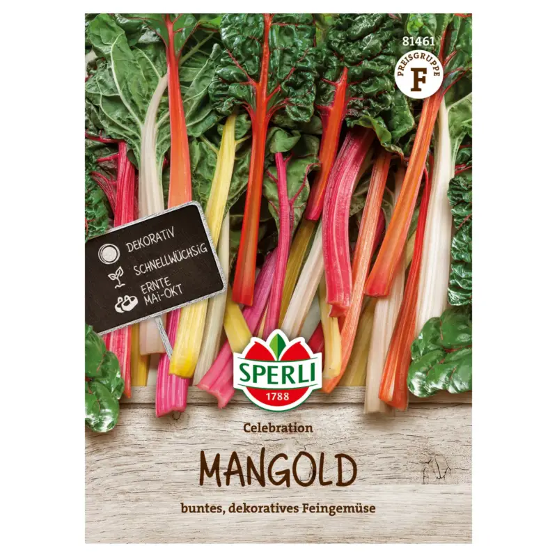 Bestpreis Sperli Saatgut Mangold 'Celebration', bunt