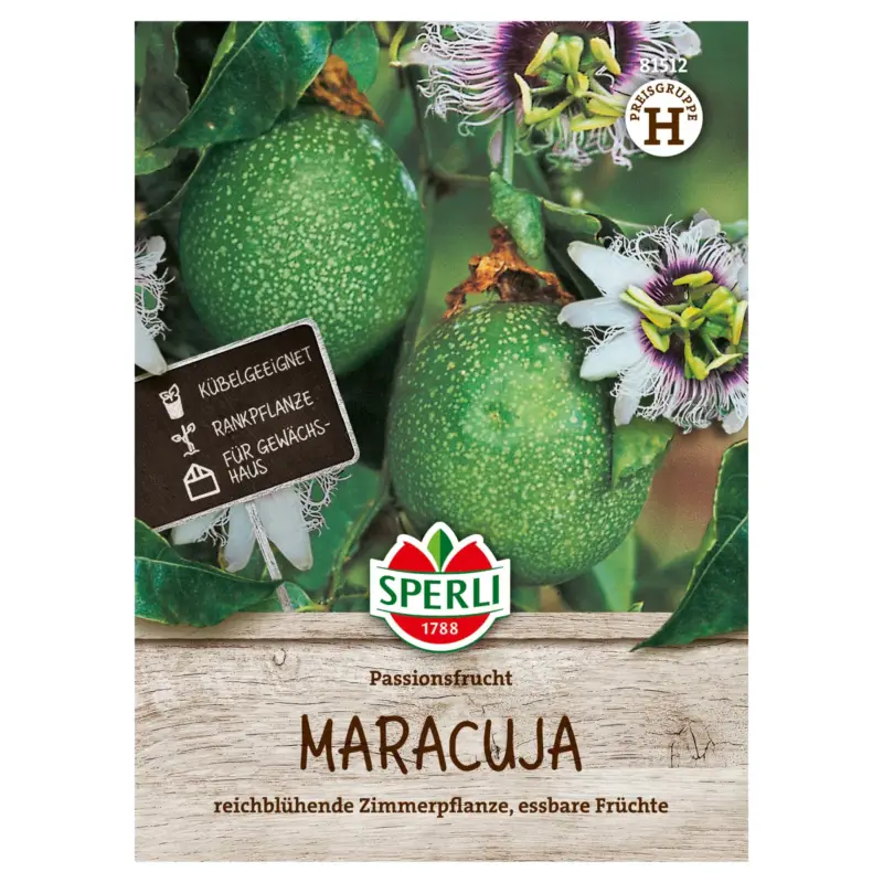 Begrenztes Angebot Sperli Saatgut Passionsfrucht Maracuja, violett-grün