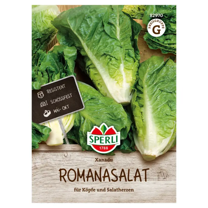 Sperli Saatgut Romanasalat 'Xanadu', grün Preisreduziert