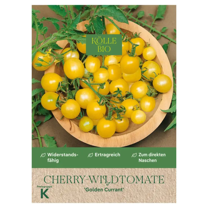 Kölle Bio Saatgut Wildtomate 'Golden Currant', gelb Garantierte Lieferung