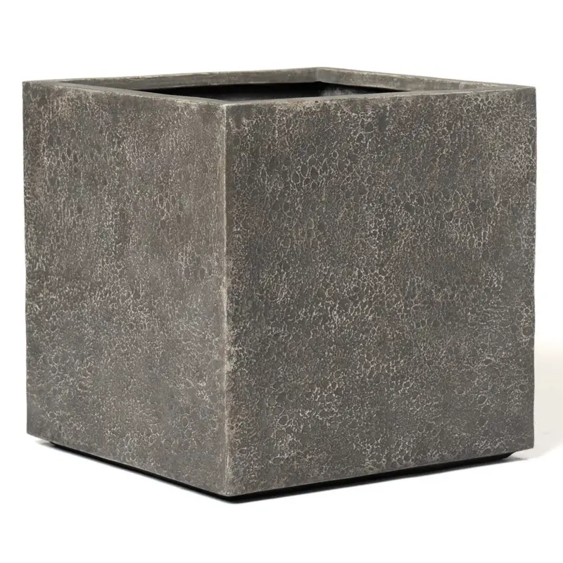 Sichere Zahlung Kölles Beste Pflanztrog 'Vulcano Scuro', anthrazit, 25 x 25 x H 25 cm
