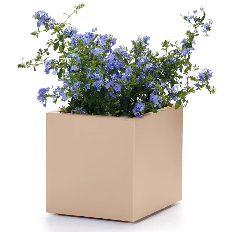 Euro 3 Plast Pflanztrog 'Kebe', sand, ca. 39,5 x 39,5 x H 39,5 cm Garantierte Lieferung
