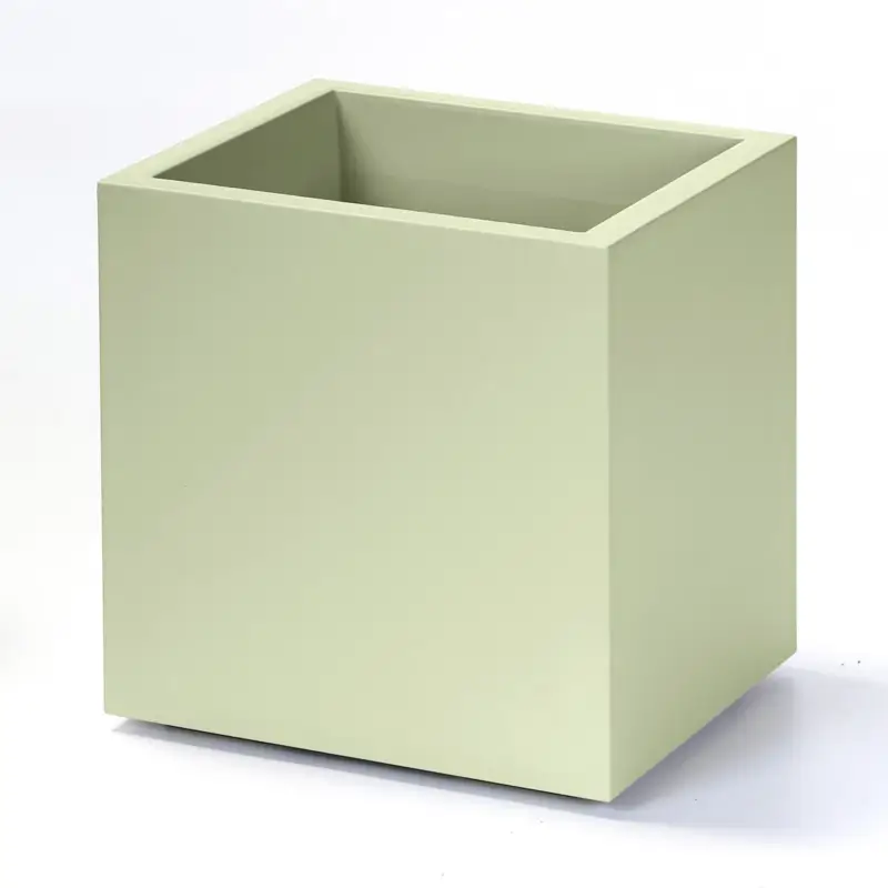 Euro 3 Plast Pflanztrog 'Kebe', grün, ca. 39,5 x 39,5 x H 39,5 cm Wochenendangebot