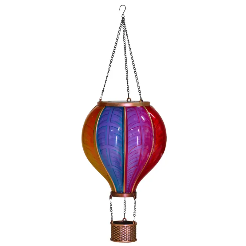 Solarlaterne Heißluftballon 'Aurora XL', bunt, ca. Ø19 x H62 cm Sofort Bestellen