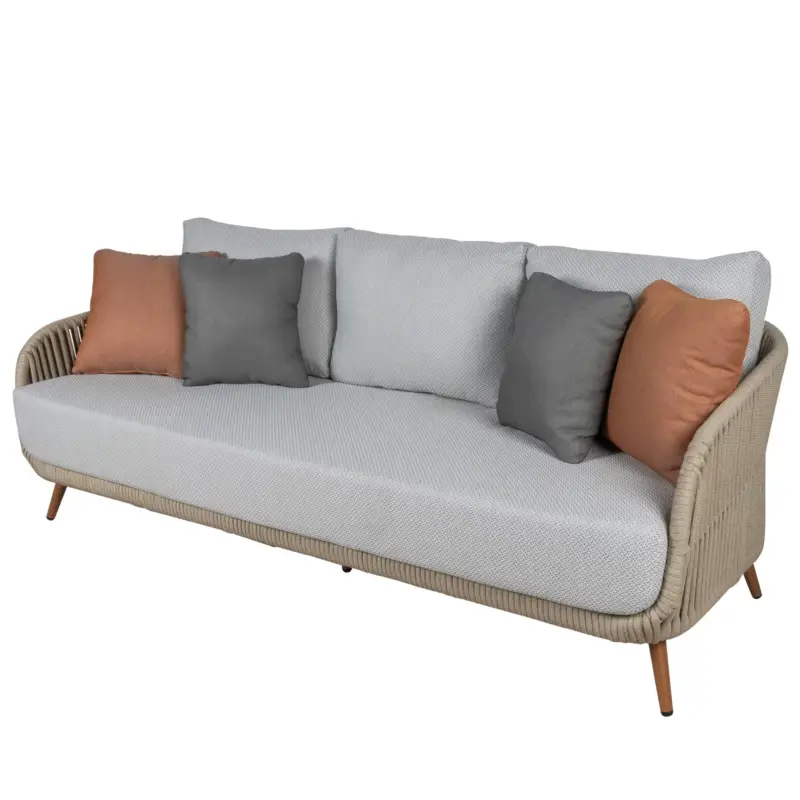 Sonderangebot Kölle Loungesofa 'Cafune' inkl. Auflagen & 4 Kissen, grau/beige