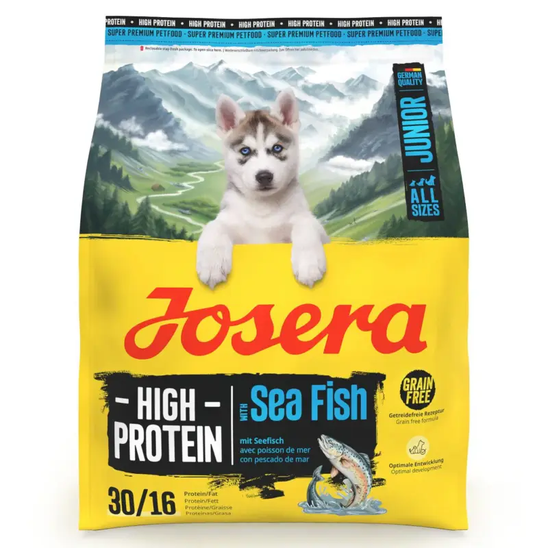 Josera Hundefutter High Protein Junior mit Seefisch, 900g Top-Preis