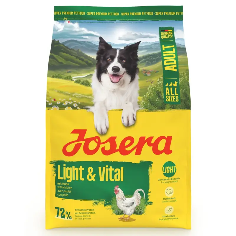Beliebt Josera Hundefutter Adult Light & Vital mit Huhn, 3kg
