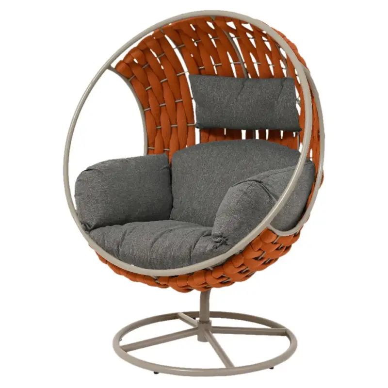 Sonderangebot Drehsessel 'Houston' inkl. Kissen, terrabraun