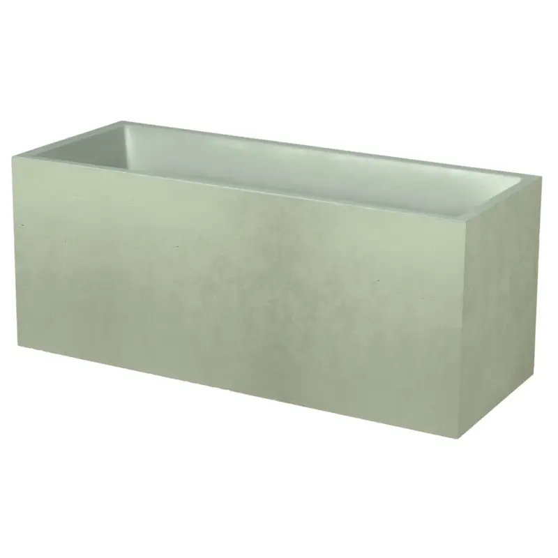 Poetic Pflanzkasten 'Basalt', mandelgrün, ca. 100 x 40 x H 44 cm Top-Preis