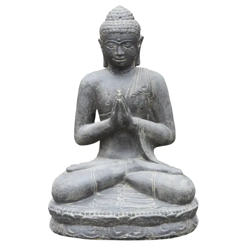 Angebot Gartenskulptur Buddha 'Namaste', Höhe ca. 60 cm