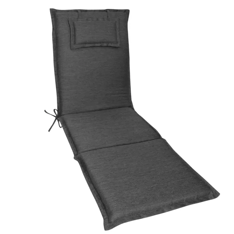 Kölles Beste Rollliegenauflage 'Twist', anthrazit, ca. 202 x 65 cm Sonderangebot