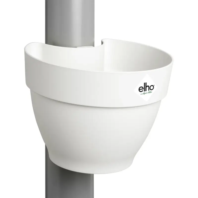 Elho Fallrohrpflanzgefäß 'Vibia Campana', seidenweiß Highlight