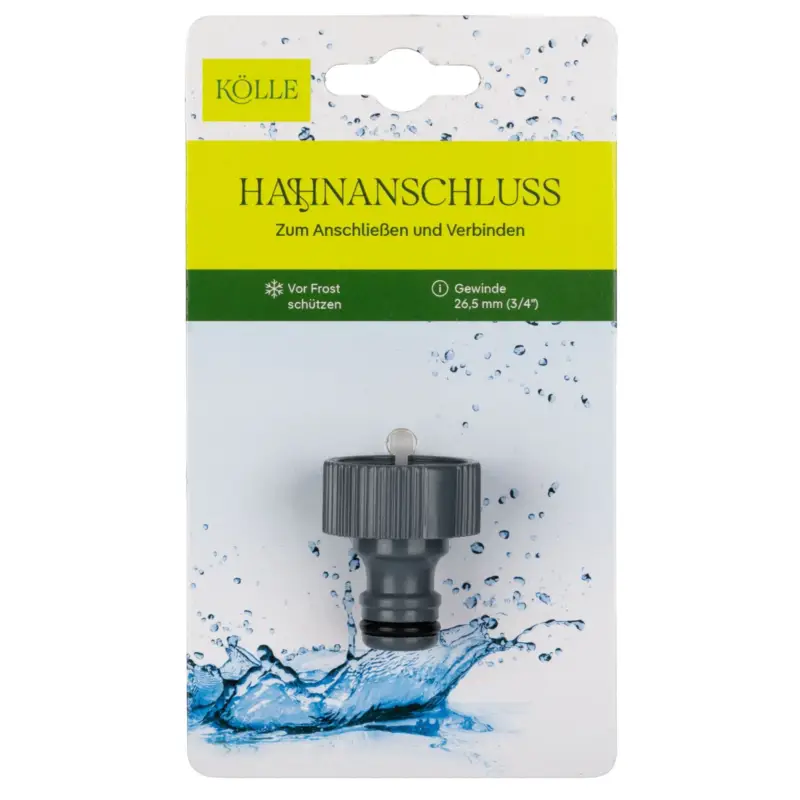Nur Heute Kölle Hahnanschluss 3/4", anthrazit