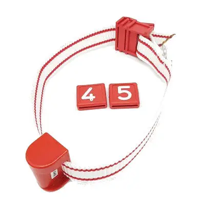 Halsband+Nummern mit Transponder Alma / Paula U20 / U 40 Knallerangebot