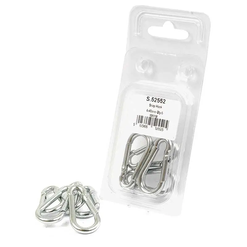 Karabinerhaken 4 mm x 40 mm Solange Der Vorrat Reicht