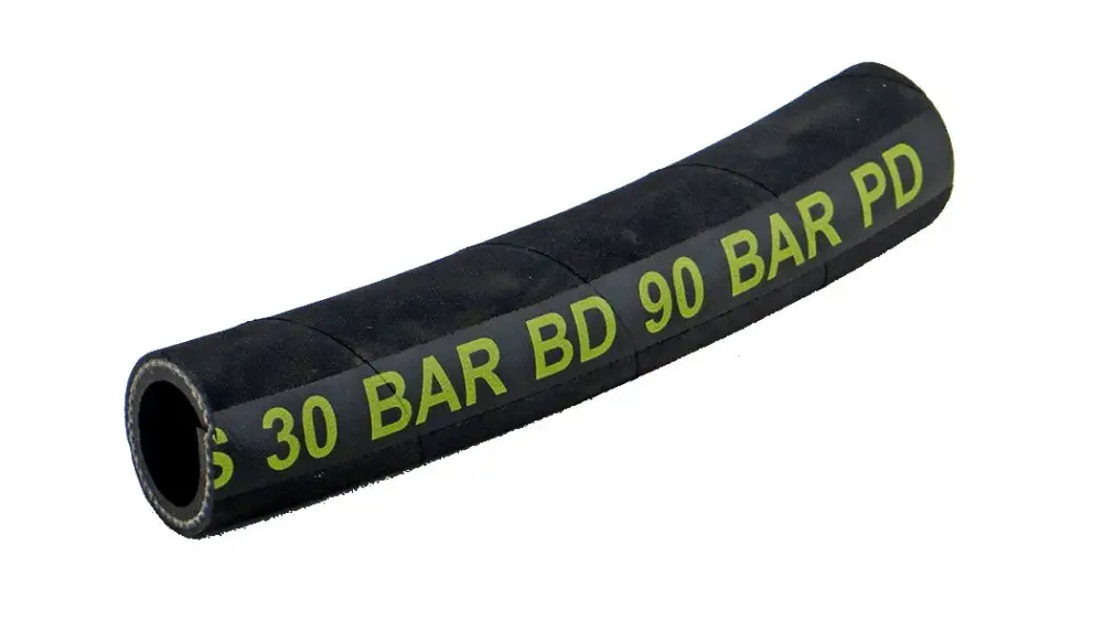 Super-Preis Gummi-Schlauch schwarz 19x28mm R3/4" 30 bar -30°C/+100°C
