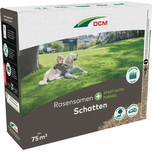 Billig Rasensamen Schatten (2in1) 1,5 kg - ca. 75 m² - Cuxin DCM