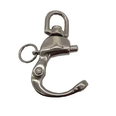 Karabinerhaken Schäkel Abnahmenseil Länge ca.70 mm für max.12 mm Seil Super-Preis