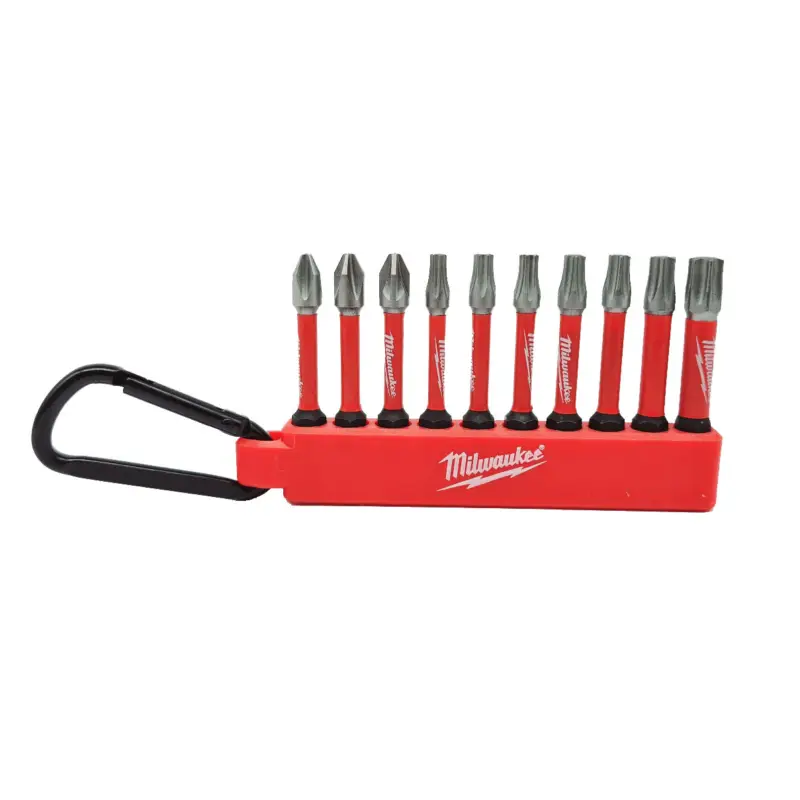 Angebot Shockwave Bitsatz im Bithalter mit Karabinerhaken Milwaukee®