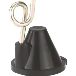 Ersatzisolator mit Metallöse für Ovalstahlpfahl (25 Stück) Mega-Angebot