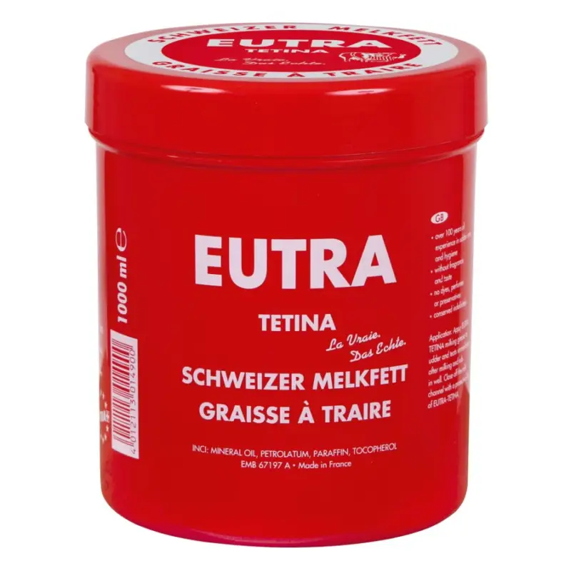 Aktuell Melkfett EUTRA 1.000 ml Dose – Kerbl – schweizer Melkfett