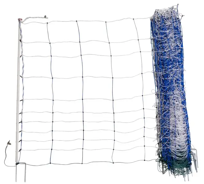 Wildzaun 150 TitanNet 145 Doppelspitz 50 x 1,45m elektrifizierbar Schnäppchen