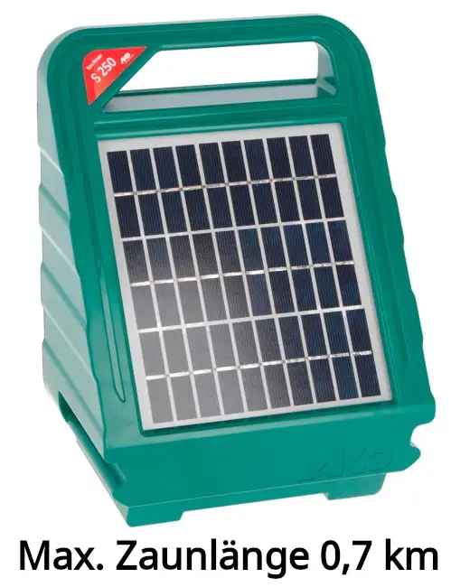 AKO Sun Power S250 Solarmodul 0,25 Joule Solar Weidezaungerät Garantierte Lieferung