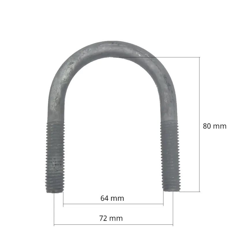 Bügelschraube M10 2"x90mm + Mutter Versand Am Gleichen Tag