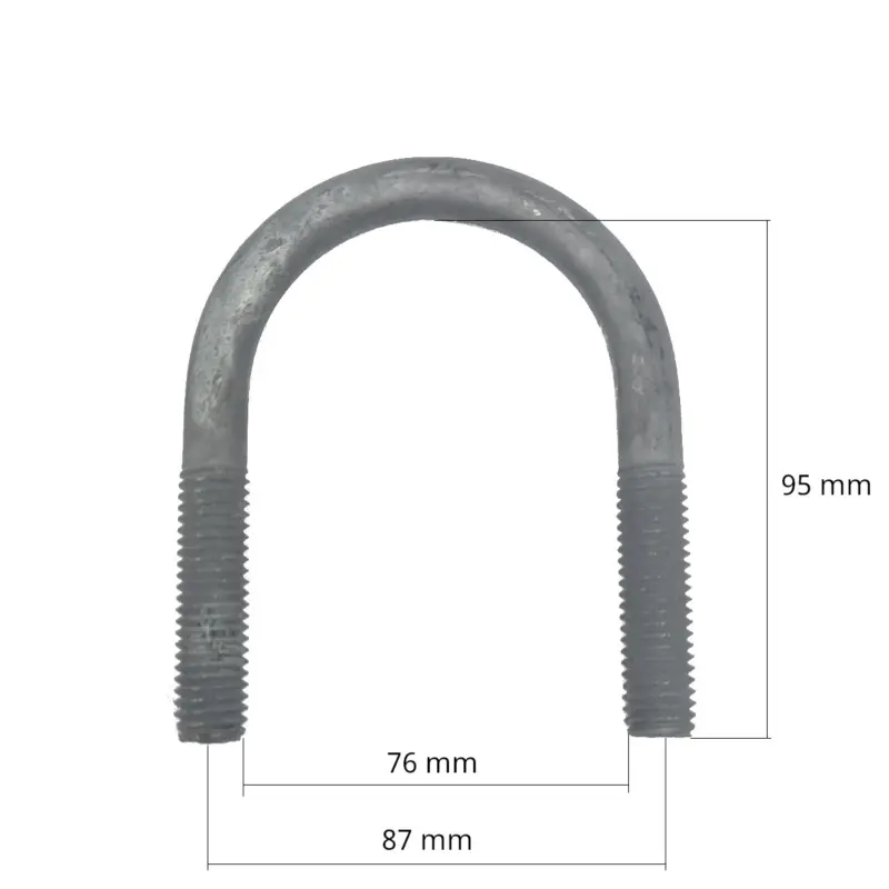 Bügelschraube M10 2-1/2"x105mm + Mutter Abverkauf