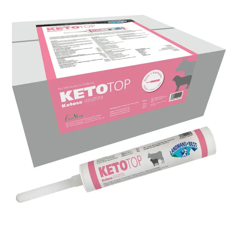 KETOTOP Ketose-Paste - Ketosereduzierung für Kühe und Schafe (12 ST) Aktuell