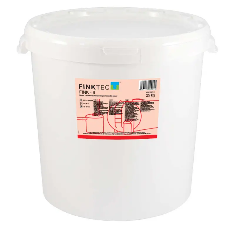 Sichere Zahlung Fink 6 Super Pulverförmiger Melkmaschinenreiniger Granulat sauer 10kg