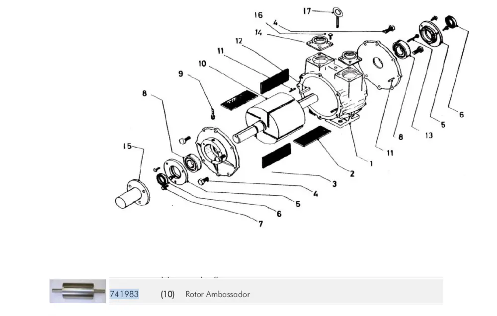 Rotor Ambassador Vakuumpumpe Fullwood Super-Preis