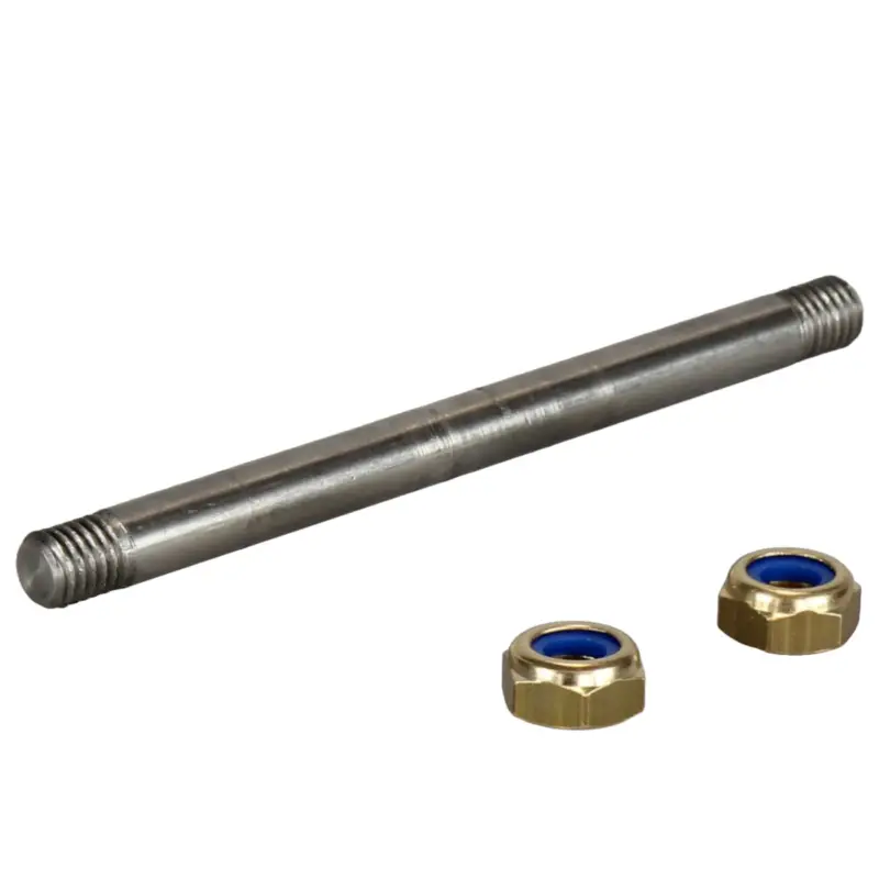 Achse 8 x 106 mm mit Sicherungsmuttern Zertifiziert
