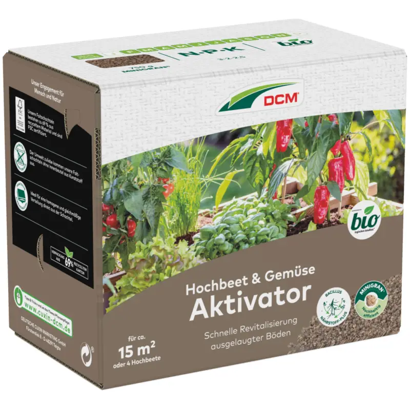 Top-Angebot Hochbeet & Gemüse Aktivator 750 g - ca. 15 m²- Cuxin DCM